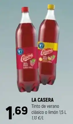Coviran La casera tinto de verano clásico o limón oferta