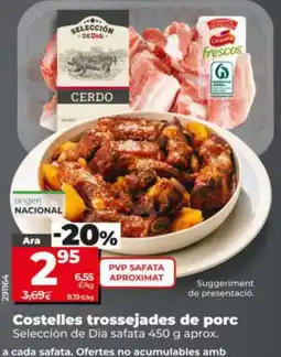 Dia Selección de Dia costelles trossejades de porc oferta