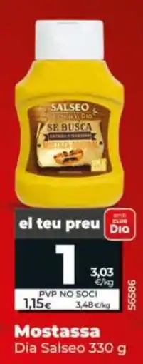 Dia Dia Salseo mostassa oferta