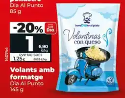 Dia Dia Al Punto volantinas con queso oferta