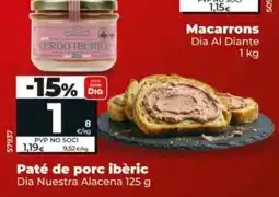 Dia Dia Nuestra Alacena paté de porc ibèric oferta