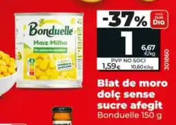 Dia Bonduelle blat de moro dolç sense sucre afegit oferta