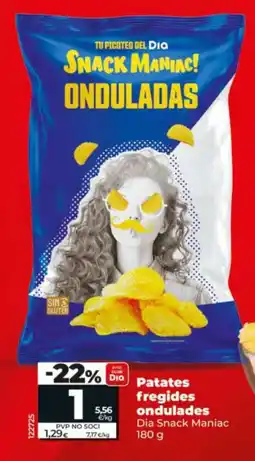 Dia Dia Snack Maniac Patates fregides onduladas oferta