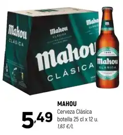 Coviran Mahou Cerveza Clásica oferta