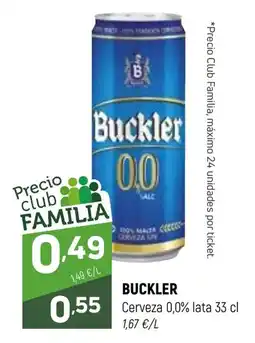 Coviran Buckler cerveza 0,0% oferta