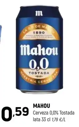 Coviran Mahou Cerveza 0,0% Tostada oferta
