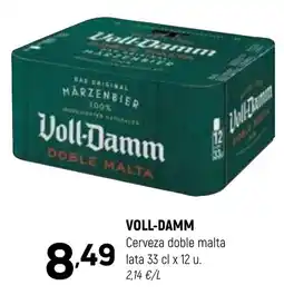 Coviran Voll-Damm cerveza doble malta oferta