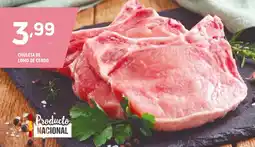 Coviran Chuleta de lomo de cerdo oferta