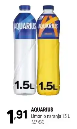Coviran Aquarius limón o naranja oferta