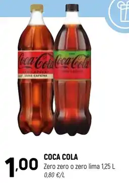 Coviran Coca Cola Zero zero o zero lima oferta