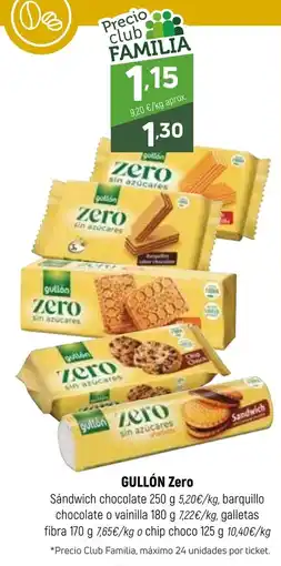 Coviran Gullón Zero oferta
