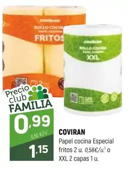 Coviran coviran papel cocina especial fritos oferta