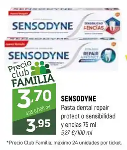 Coviran Sensodyne pasta dental repair protect o sensibilidad y encias oferta