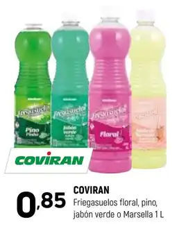Coviran Coviran friegasuelos floral pino jabón verde o marsella oferta