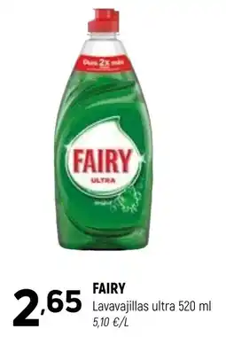 Coviran Fairy lavavajillas ultra oferta