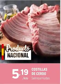 Coviran Costillas de cerdo Semicarnudas oferta