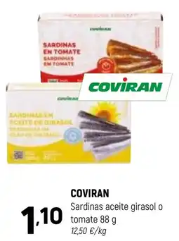Coviran Coviran sardinas aceite girasol o tomate oferta