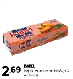 Coviran Isabel mejillones en escabeche oferta