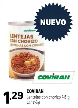 Coviran Coviran lentejas con chorizo oferta