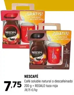 Coviran Nescafé café soluble natural o descafeinado oferta