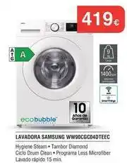 Milar Samsung - lavadora ww90cgc04dteec oferta