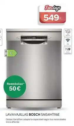 Milar Bosch - lavavajillas sms4ht116e oferta