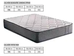 Milar Colchon buensuero carbono spring oferta