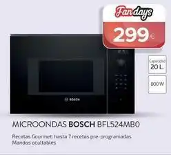 Milar Bosch - microondas bfl524mbo oferta