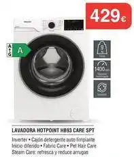Milar Hotpoint - lavadora hb93 care spt oferta