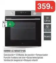 Milar Lg - horno ws5d7210s oferta