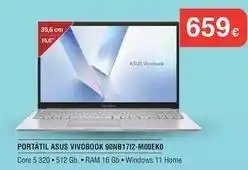 Milar Asus - portatil vivobook 90nb1712-mooeko oferta