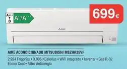 Milar Samsung - aire acondicionado mtsubishi mszhr35vf oferta
