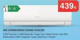 Milar Hisense - aire acondicionado kc35lr03 oferta