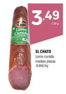 Coviran El chato - lomo curado medias piezas oferta