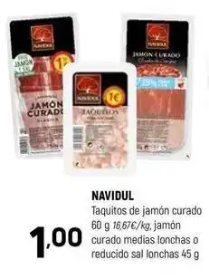 Coviran Navidul - taquitos de jamon curado oferta