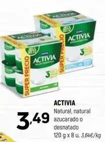Coviran Activia - natural azucarado o desnatado oferta