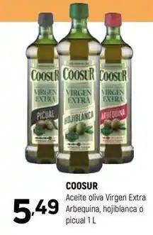 Coviran Coosur - aceite oliva virgen extra arbequina, hojiblanca o picual oferta