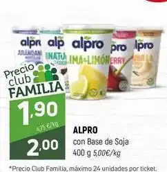 Coviran Alpro - con base de soja oferta