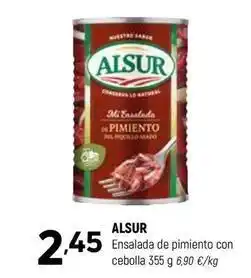 Coviran Alsur - ensalada de pimiento con cebolla oferta