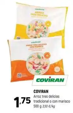 Coviran Coviran - arroz tres delicias tradicional o con marisco oferta