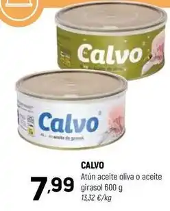 Coviran Calvo - atun aceite oliva o aceite girasol oferta