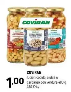 Coviran Coviran - judion cocido, alubia o garbanzo con verdura oferta
