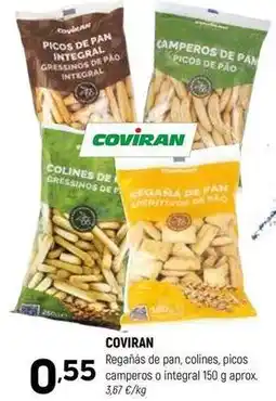 Coviran Coviran - regañás de pan, colínes, picos camperos o integral oferta