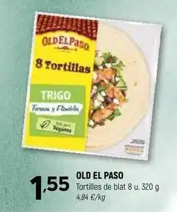 Coviran Old el paso - tortilles de blat oferta