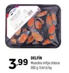 Coviran Delfín - musclos mitja closca oferta