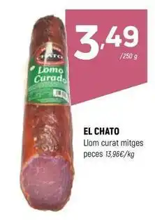 Coviran El chato - llom curat mitges peces oferta