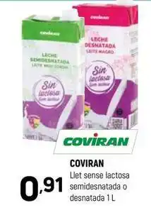 Coviran Coviran - llet sense lactosa semidesnatada o desnatada oferta