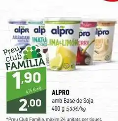 Coviran Alpro - amb base de soja oferta
