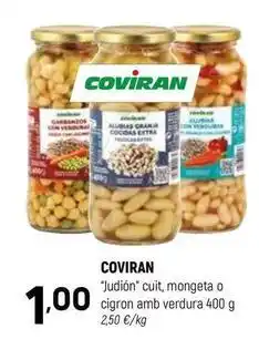 Coviran Coviran - judion cuit, mongeta o cigron amb verdura oferta