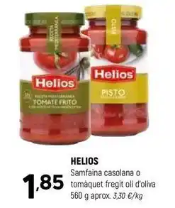 Coviran Helios - samfaina casolana o tomaquet fregit oli d'oliva oferta